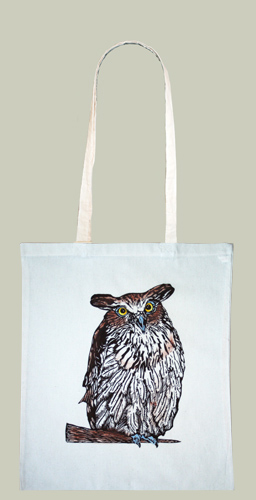 eagle owl tote